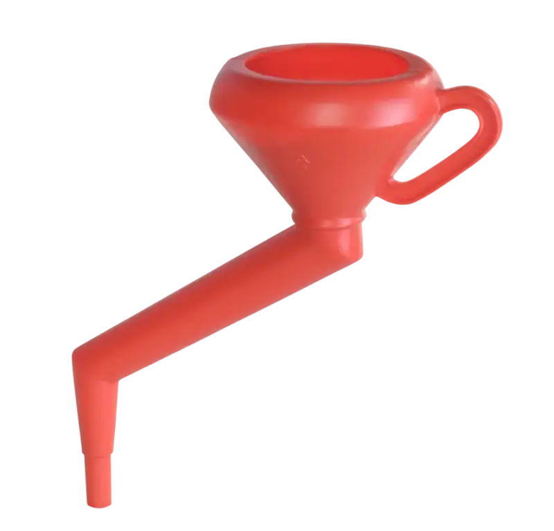 Winkeltrichter_PE_Rot